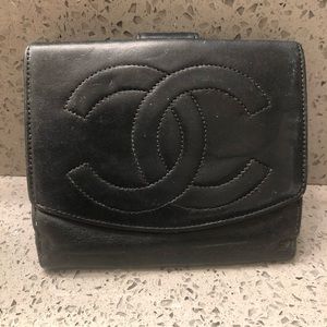 Vintage Chanel bifold wallet